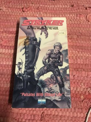 Stryker Vhs Rare Horror Post Apocalyptic Sci Fi Action Cult Classic