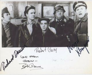 Hogans Heroes Full Cast Signed Photo 8x10 Rp Autographed All Members Rare