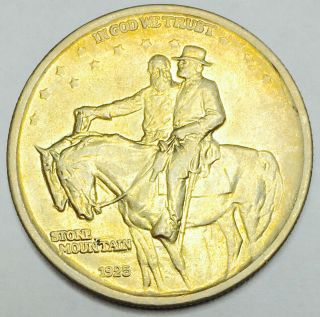1925 Stone Mountain Half Dollar Gem Bu,  So Rare Coin Nr 07962