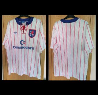 Chelsea Fc 1992/1994 Ultra Rare Iconic Football Shirt Umbro Vintage