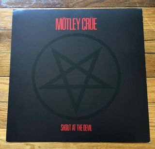 Motley Crue Shout At The Devil Mega Rare Promo 12 X 12 Poster Flat 
