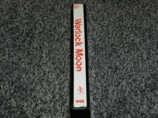 RARE HORROR VHS WARLOCK MOON LAURIE WALTERS JOE SPANO UNICORN VIDEO Inc. 3