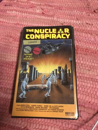 The Nuclear Conspiracy Vhs Rare Horror Post Apocalyptic Obscure Vidmark