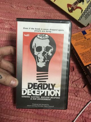 Deadly Deception Vhs Rare Horror Post Apocalyptic Nuclear Weird Obscure