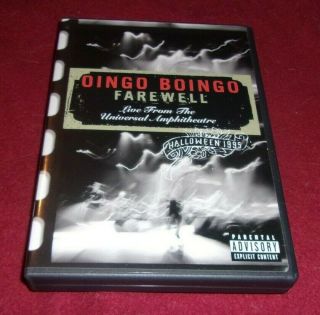 Oingo Boingo - Farewell Rare Oop 2 Dvd Box Set Halloween 1995 10 - 31 - 95