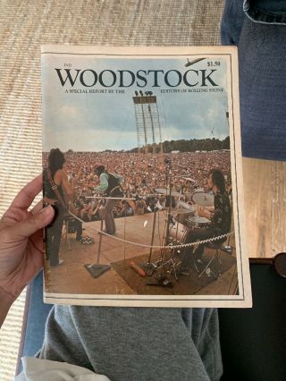 Woodstock,  A Special Report By The Editors Of Rolling Stone - Rare 1969 1st Pri
