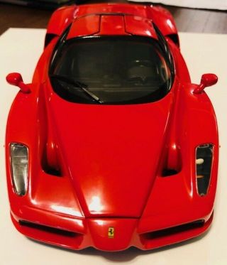 Hot Wheels Enzo Ferrari Diecast Model 2002 1:18 Bright Red & Rare