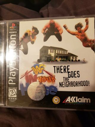 Wwf In Your House Ps1 Rare Complete