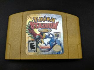 Pokemon Stadium 2 Nintendo 64 Gold Video Game Cart Rare