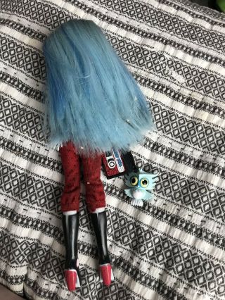 Monster high lagoona blue and ghoulia yelps first wave GUC RARE 6