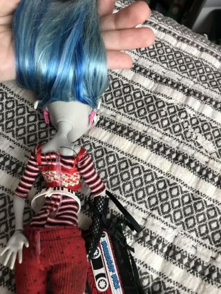 Monster high lagoona blue and ghoulia yelps first wave GUC RARE 7
