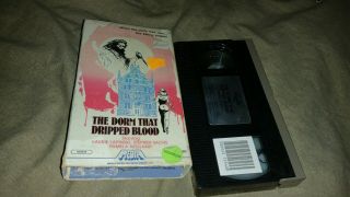The Dorm That Dripped Blood Vhs Slasher Horror Very Rare