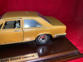 Rolls Royce Camargue 1975 Diecast Model Car Desk PEN HOLDER RARE - No Box 2