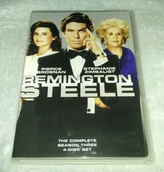 Remington Steele - Complete Season 3 (dvd,  4 - Disc Set,  Full Frame Rare