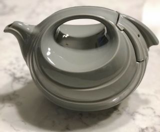 Hall “rhythm” 6 - Cup Teapot Gray Art Deco,  Rare