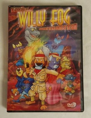 The Adventures Of Willie Fog - Journey To The Center Of The Earth Dvd Rare Oop