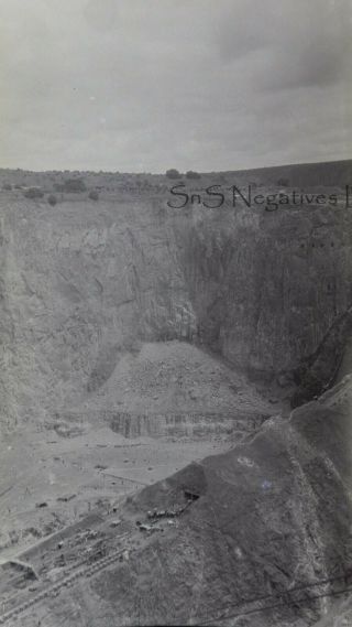10 x RARE B&W Photo Negatives Premier Diamond Mine Pretoria South Africa c 1930s 4