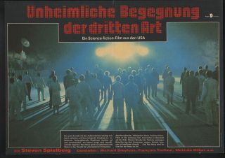 Spielberg - Close Encounters Of The Third Kind Rare East German Small Poster