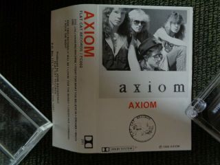 Axiom Rare Hair Metal Hard Rock Cassette Tape Demo 5