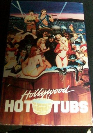 Hollywood Hot Tubs Sex Nudity Comedy Rare Oop Vhs