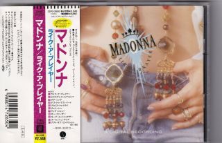 Madonna Like A Prayer Japan 1st Edition Cd With Promo Sticker Rare