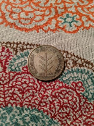 Palestine:km - 7,  100 Mils,  1931 Silver Rare Coin