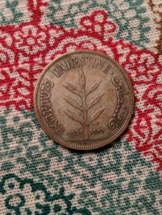 Palestine:KM - 7,  100 Mils,  1931 Silver Rare Coin 4