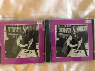 Stephen Sondheim " Sondheim " Book - Of - The - Month 2 - Cd No Case/booklet Rare