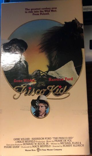 The Frisco Kid (vhs,  1979) Comedy Gene Wilder Harrison Ford Rare
