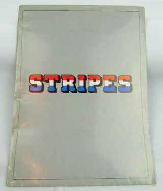 1981 Stripes Columbia Pictures Movie Press Kit Rare Bill Murray