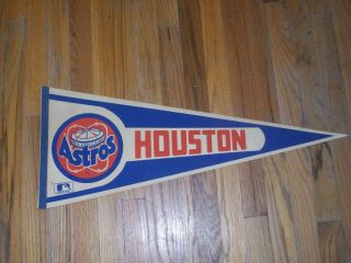 Pennant - Vintage - Mlb - Houston Astros - Astrodome - Man Cave - Rare