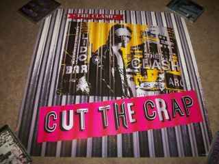 Rare Orig.  1985 The Clash Cut The Crap Promo Poster 23 X 23 Store Display