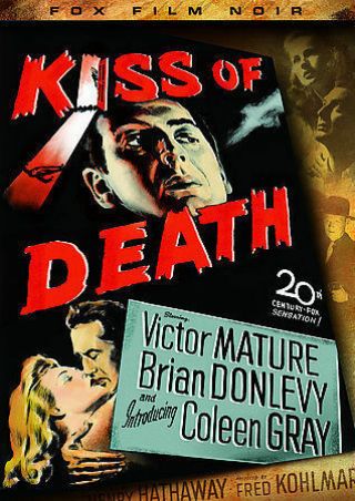 Kiss Of Death - Fox Film - (dvd,  2005) - Oop/rare - W/insert -