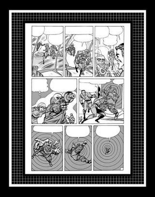 Jack Kirby Fantastic Four 28 Rare Production Art Pg 21 Monotone