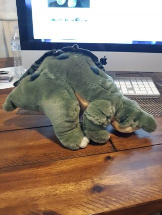 Rare 1988 The Land Before Time Plush.  Spike 13” Jc Penney.