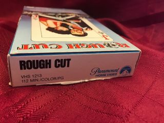 Rough Cut VHS 1980 Burt Reynolds Lesley Anne Down David Niven RARE HTF 6