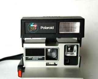 Polaroid Instant Film Camera Sun 600 LMS WE THE PEOPLE Bicentennial Edition RARE 2