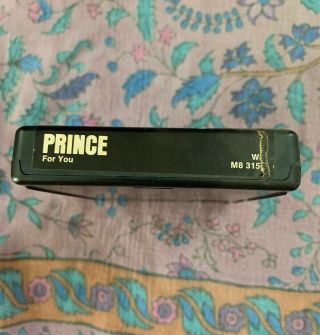 Prince - For You 8 Track - Rare 8 Track w/ Sleeve - Warner Bros.  1978 4