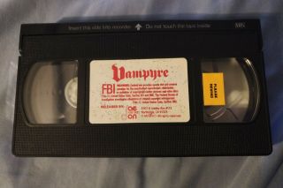 Vampyre - VHS 1990,  RARE Rae Don Home Video label,  horror 4
