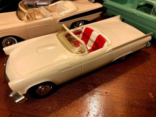 Vintage Rare Color White 1957 Ford Thunderbird Promo Model 1956 1958 Car 1955 57