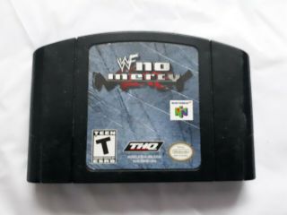Wwf No Mercy N64 (nintendo 64,  2000) Authentic Oem - Rare Nintendo