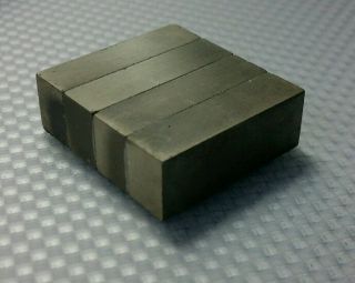 Neodymium Block Magnet.  Strong Rare Earth N52 Grade 1.  25 " X 1.  35 " X.  45 "
