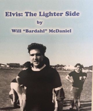 Elvis The Lighter Side Book - Autographed / Signed By Bardahl - Rare