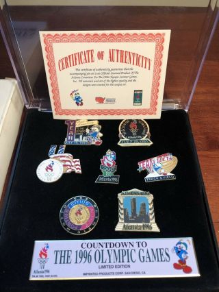 Rare 1996 Olympic Games Collector’s Pin Set