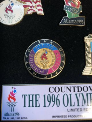 RARE 1996 Olympic Games Collector’s Pin Set 4