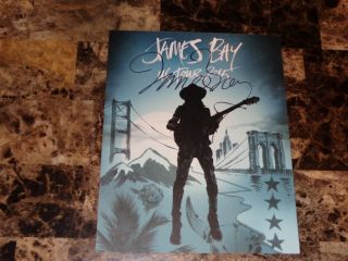 James Bay Rare Authentic Hand Signed Autographed 2015 Tour Lithograph Poster 3