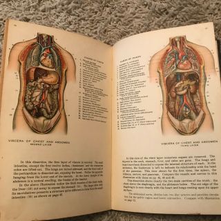 Atlas of Human Anatomy Textbook RARE,  Barnes & Noble York 1942 Frohse Brodel 7