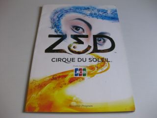 Very Rare Japan Tokyo Disney Resort Cirque Du Soleil Zed Program Brochure