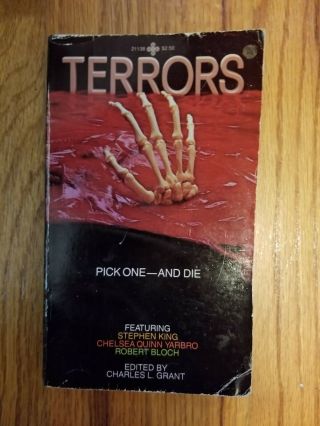 Terrors Charles L.  Grant (1982,  1st Ed) Rare Pb Classic Horror Fear