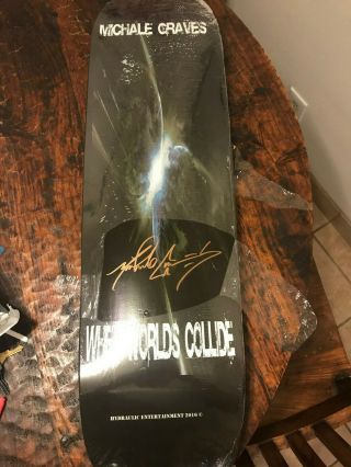 Michale Graves Skateboard Signed And /50 When Worlds Collide Rare The Misfits